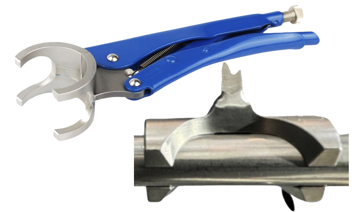 Tack Welding Clamp Ø 101,60 mm, wide - 4" — Art. HTB.101.60