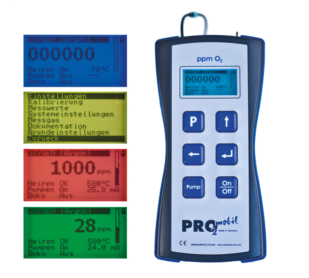 Oxygen analyzer PRO2 mobil — Art. PRO2mob100