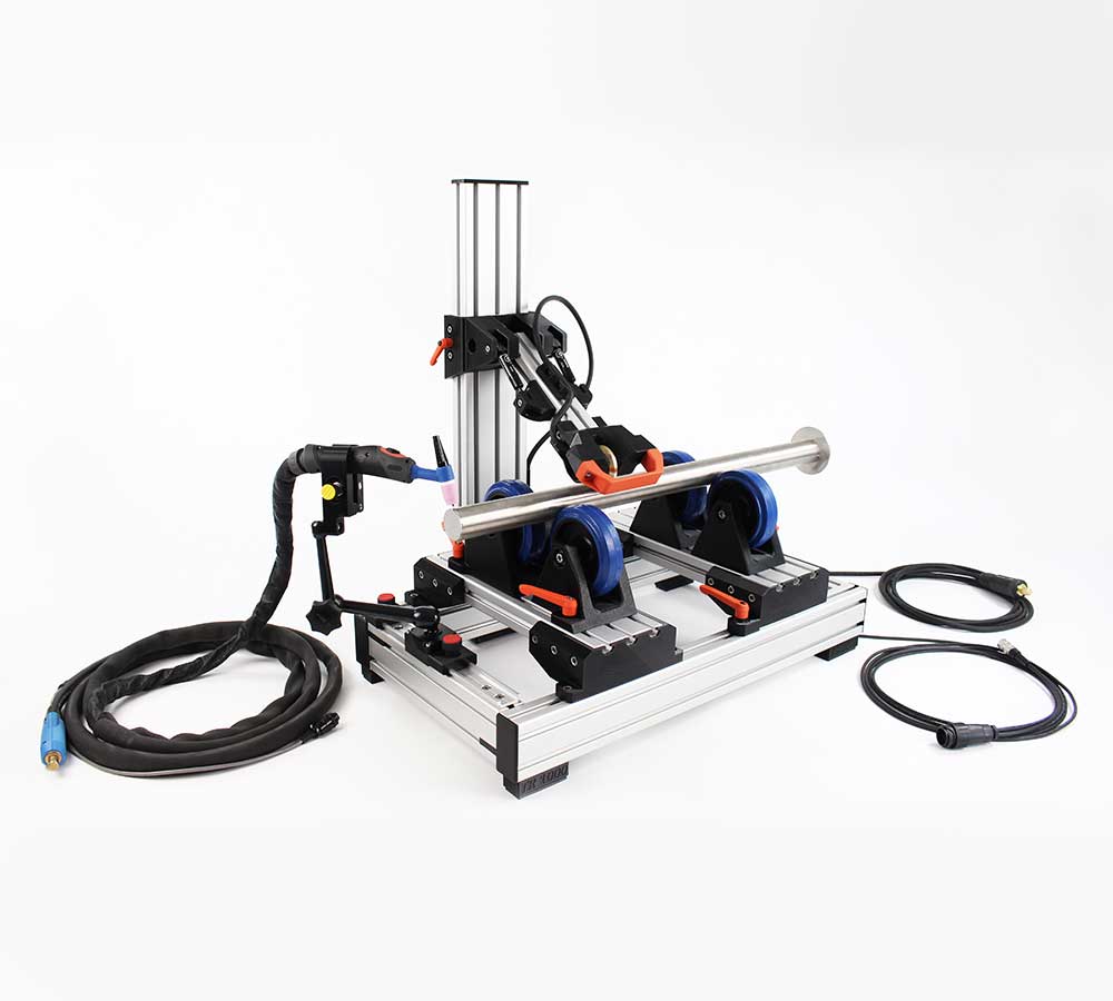 Roller stand con torcia e porta-filo — Art. TiO-1018